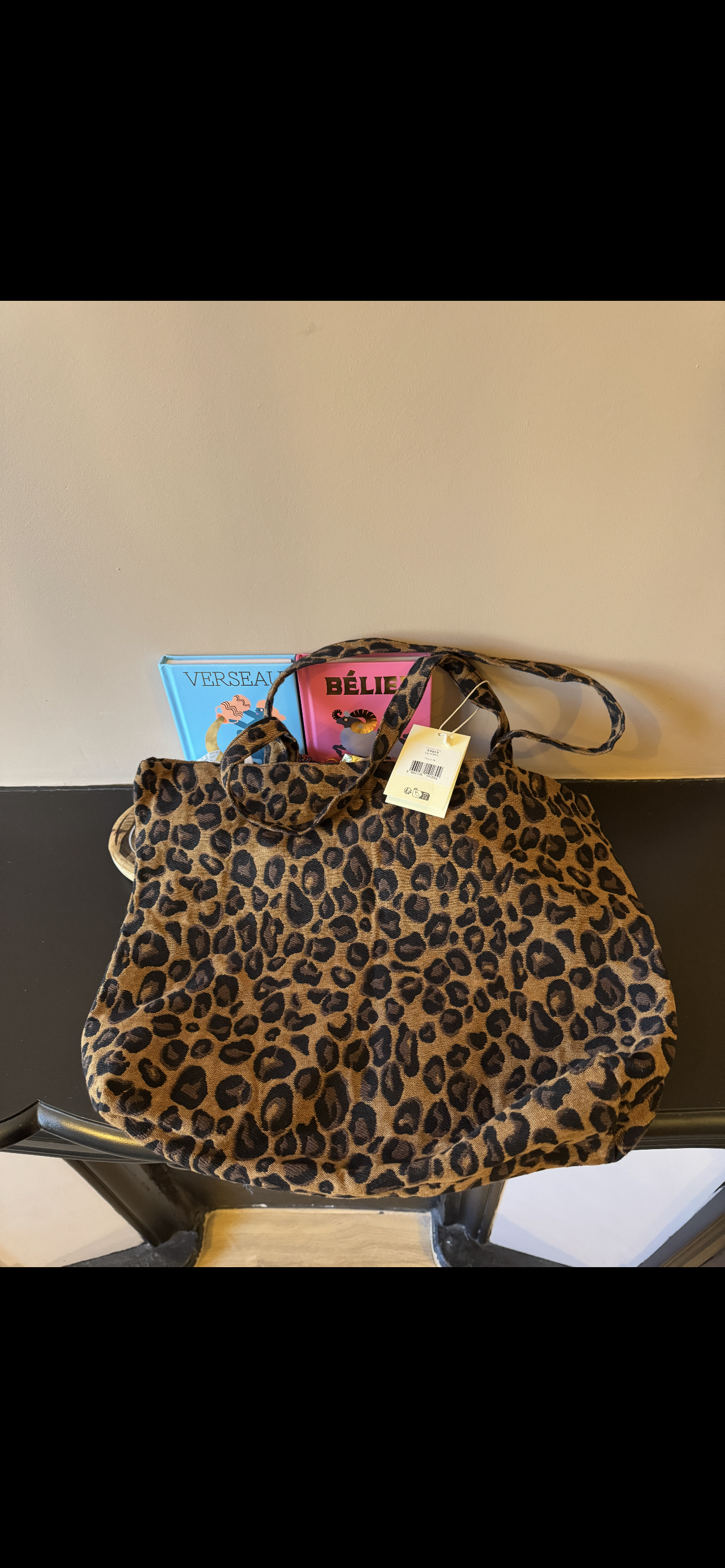 Sac cabas Balzac Paris léopard