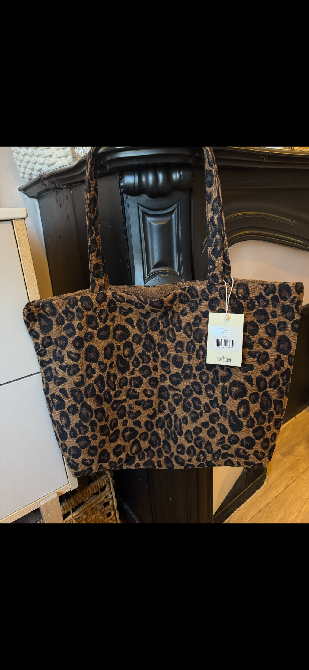 Sac cabas Balzac Paris léopard